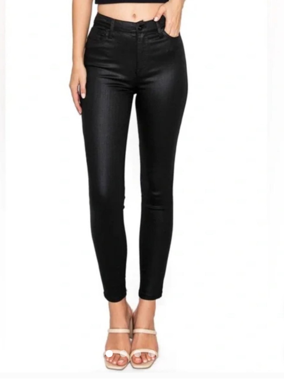 Kendall & Kylie Black High-Rise Skinny Jeans, Size 5/27